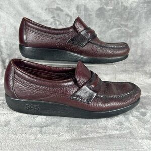 Men’s SAS Alamo Leather Slip-On Comfort Loafers‎ Alamo Cordovan 9.5 M Burgundy